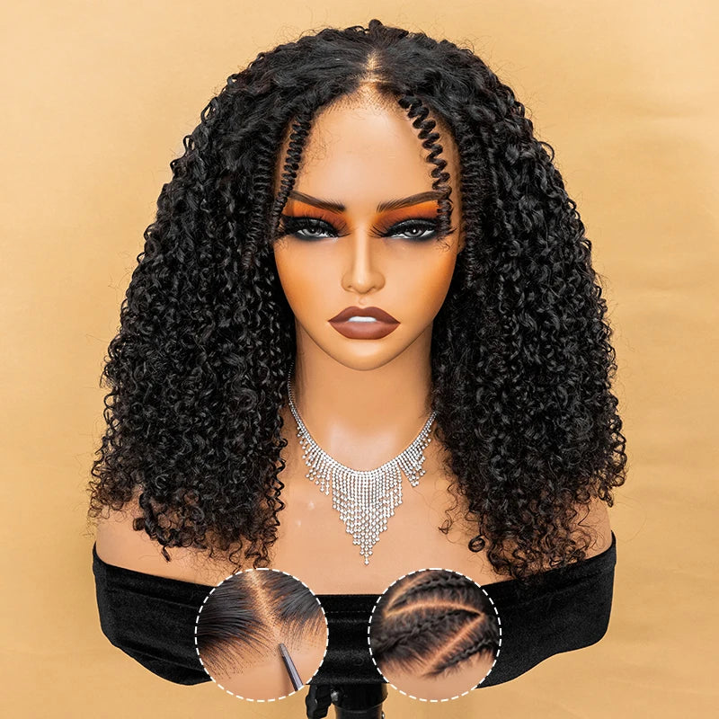 Maïa Wigs Kinky Curly Lace Front 4x6 | 100% Naturels | Beauty4Hair