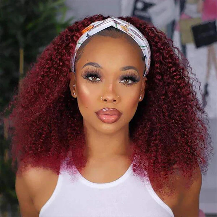 STACY WIG'S Headband Kinky Curly | 100% Vrais Cheveux Naturels