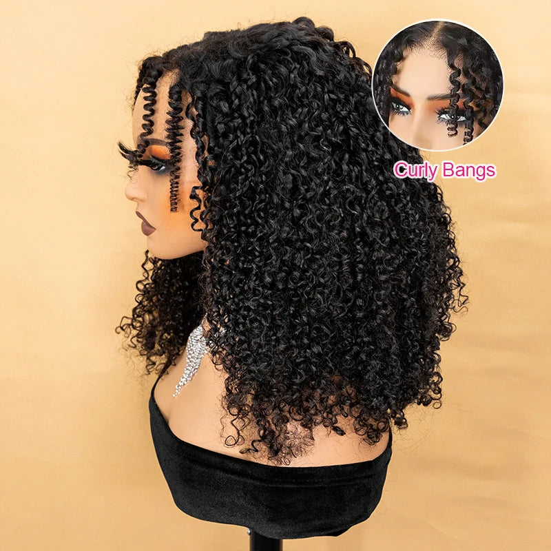 Maïa Wigs Kinky Curly Lace Front 4x6 | 100% Naturels | Beauty4Hair