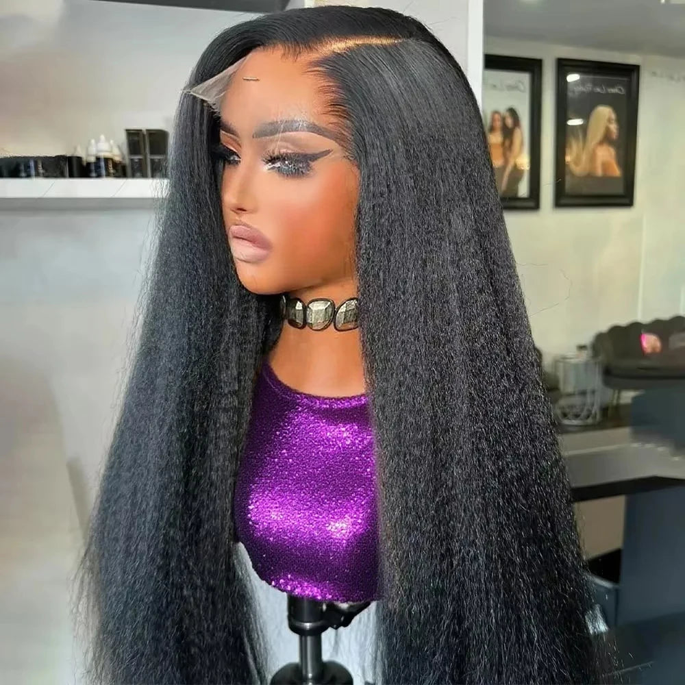 Taylor Wig's 360 HD Lace Kinky Straight | 100% Naturels | Beauty4Hair