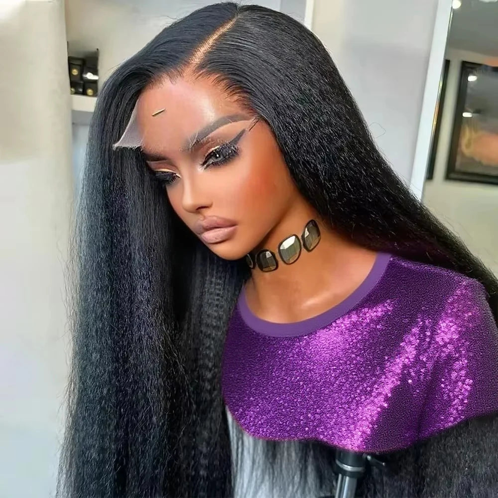 Taylor Wig's 360 HD Lace Kinky Straight | 100% Naturels | Beauty4Hair