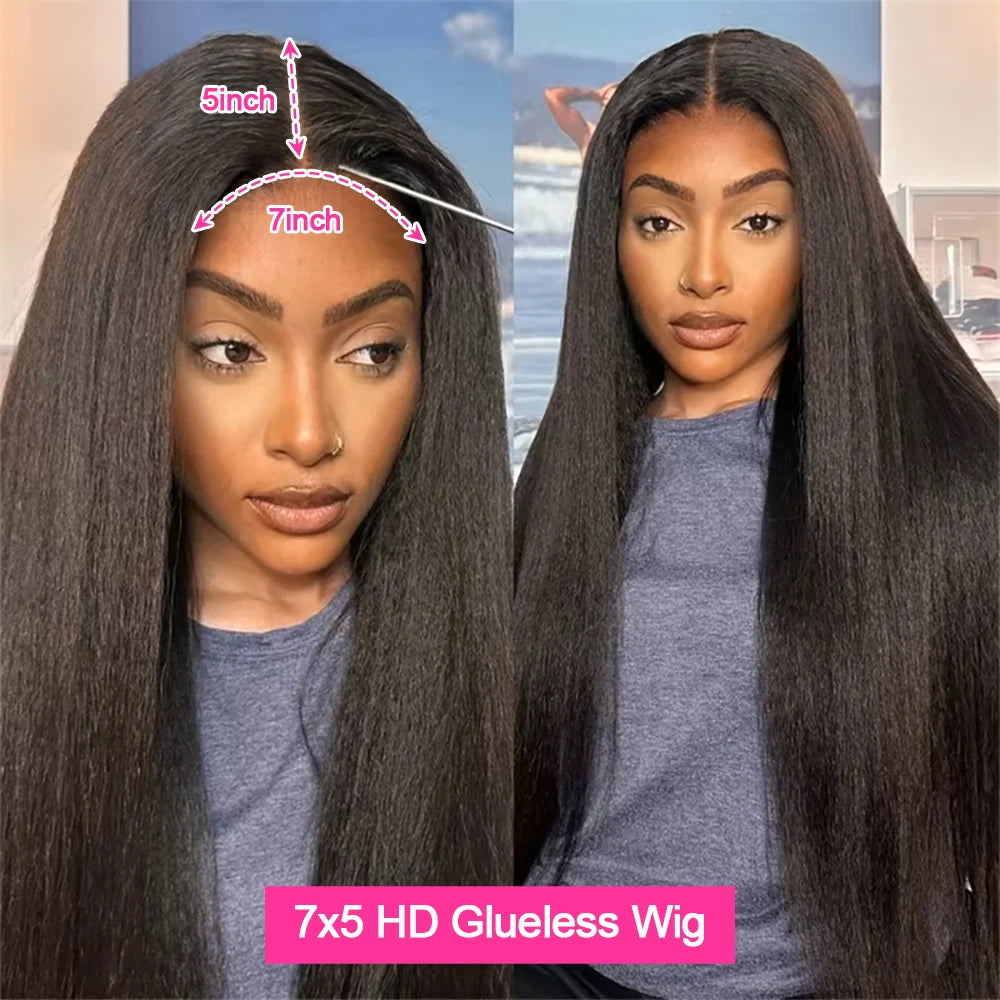 Taylor Wig's 360 HD Lace Kinky Straight | 100% Naturels | Beauty4Hair